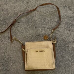 Steve Madden Black and Gold Interior Bag